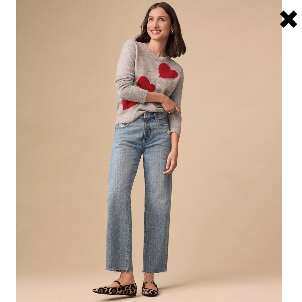 Ann Taylor LOFT Fresh Cut High Rise Straight Jeans in Light Wash